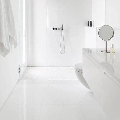 Pure White 800x800mm High Gloss Porcelain Floor Tiles for Bathroom and Interior Walls