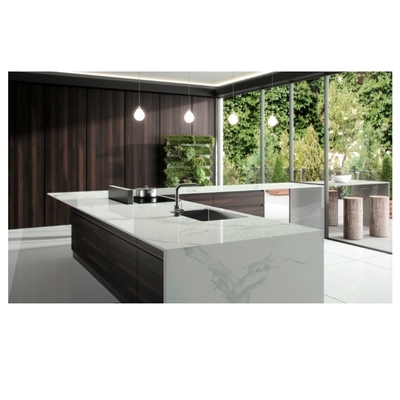 White Sintered Stone Table Top Slabs in Modern Design Style for Hotel Villa Lobby