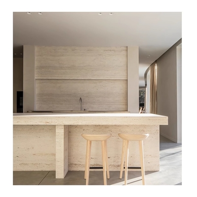 600X1200MM Non-Slip Ceramic Travertine Porcelain Tiles for Hotel Living Room Floor