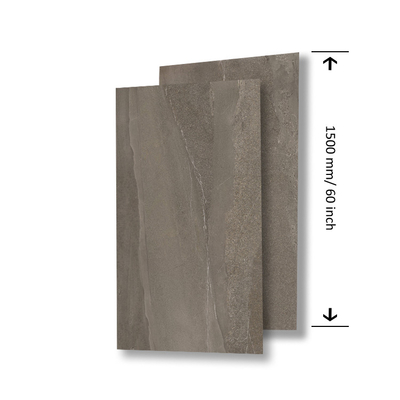 Polished Grey Porcelain Marble Tiles 800 X 800mm for Bathroom Renovation Project