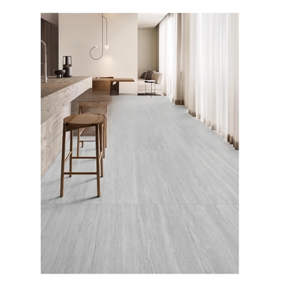 600 x 600mm ACCENTS Porcelain Tile White Grey Marble Slabs that Look Like Natural Stone