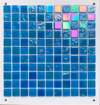 300*300*8mm Porcelain Mosaic for Indoor Swimming Pool Hotel Building Material
