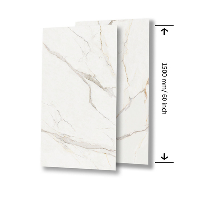 750x1500 Vitrified Floor Tiles Carrara Porcelain Ceramic Tile for Kitchen and Lobby