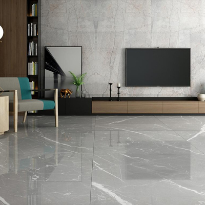 Vitrified Tiles Grey Color Marble Bathroom Ceramic Floor Tile 1200x2400 Large Format