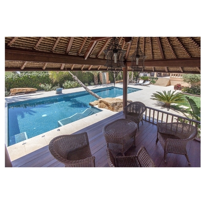 Polished Glass Swimming Pool Mosaic Tile Shiny Mix Color Flower Pattern Egypt Colors