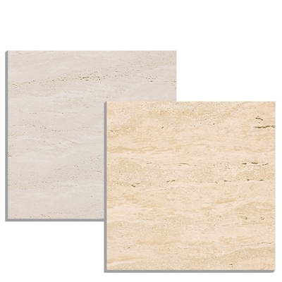 Occasion Outdoor Beige Travertine Porcelain Vitrified Tiles for Building Material