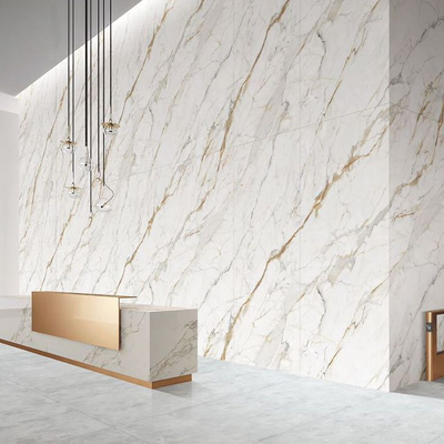 Continuous Pattern Large Format Marble Slab Tiles for Hotel Background Wall and Floor