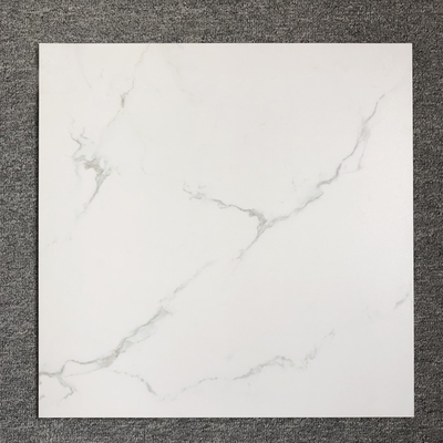 Engineered Crystal Stone White Bianco Carrara Grey Foshan Marble 24x24 Mirror Tile Sale