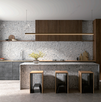 Interior Tiles Large Porcelain Concrete Tiles for Hotel Lobby Floors and Walls