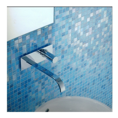 Acid-Resistant Glass Mosaic Swimming Pool Tile with Dolphin Pattern Handmade in Foshan