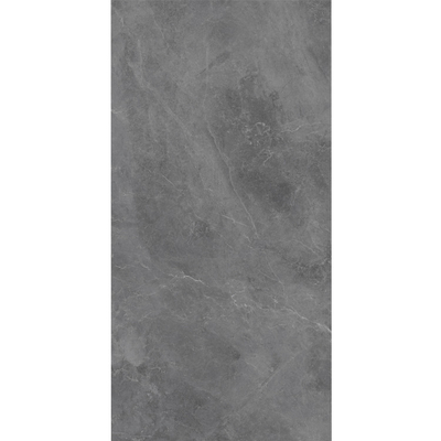 Outdoor Porcelain Rustic Glazed Ceramic Floor Tile with Non-Slip Function in Dark Grey