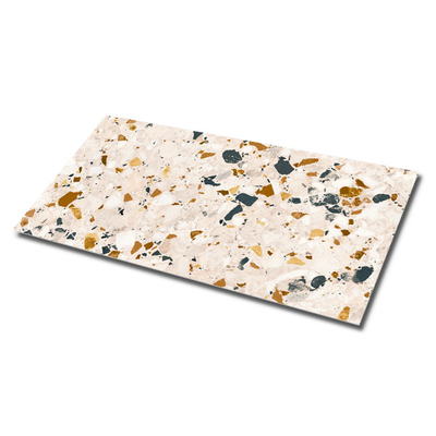 60x120 Water Absorption 0.5% Marble Look Glazed Porcelain Red Terrazzo Floor Tile