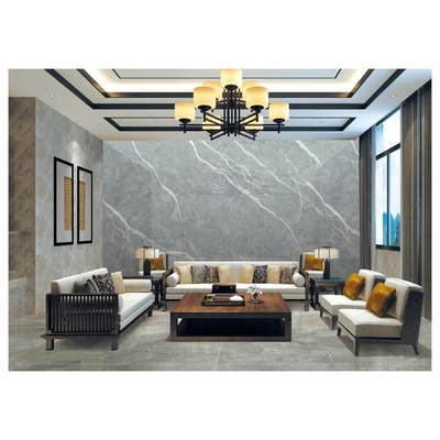 Light Grey Marble Slabs Polish Glazed Porcelain Tiles for Interior Wall Decoration