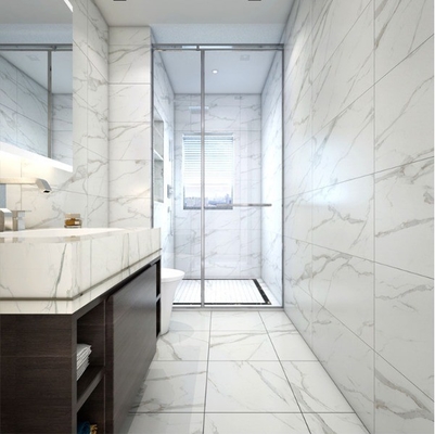 300x600 Foshan Glazed Ceramic Bathroom Wall Tiles Marble Vintage Inkjet Design 30x60