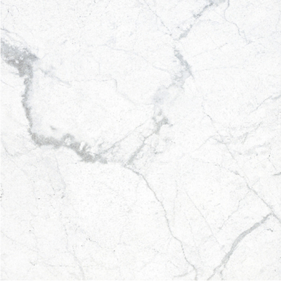 Full Polished Glazed Porcelain Floor Tile White Marble Water Absorption 0.5% 60x60cm