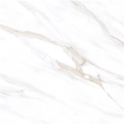 600x600mm Calacatta White Porcelain Floor Tiles with Glossy Surface Tile Type Borders