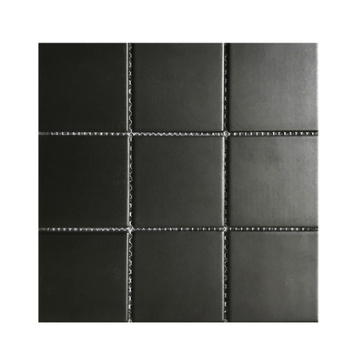 309x309MM Fina Standard Black Ceramic Mosaic Tile for Pools Wall/Floor/Borders/Accents