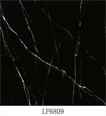 Classic Black and White Marble Glazed Vitrified Tiles Flooring with ACCENTS Tile Type