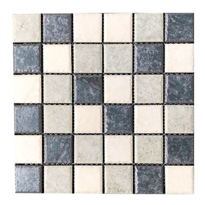 Anti-Slip Swimming Pool Floor Tile Made of Ceramic and Glass for Acid Resistance