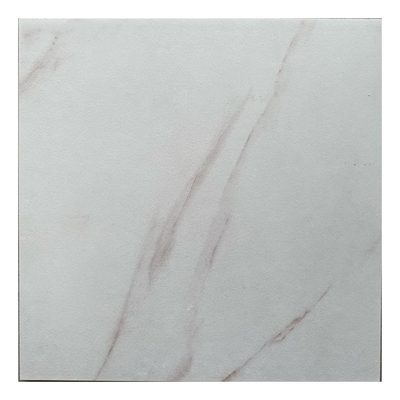 300*300 White Carrara Marble Bathroom Tiles with Slip Resistant Ceramic Material