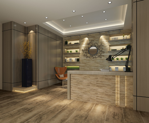 Wooden Texture Ceramic Like Porcelain Vitrified Floor Tiles in Grays Color Family
