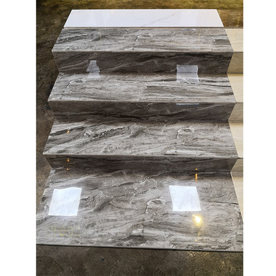 Interior Tiles Wear-Resistant Ceramic Stair Nosing for Porcelain Stair Tread and Riser