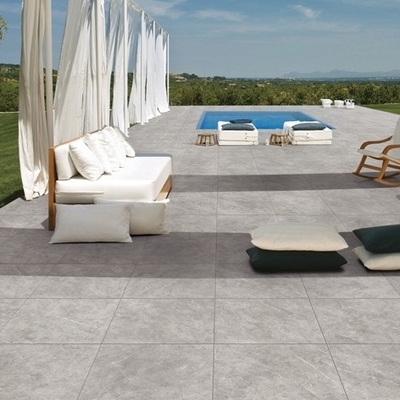 Modern/Classic Style Non-Slip Grey Matte Floor Tile Ideal for Exterior Stairs Designs
