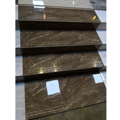 Modern Outdoor Stair Slip Resistance with Glossy Ceramic Tile Bullnose Stair Nosing
