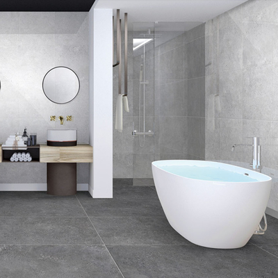 Matte Outdoor Porcelain Homogeneous Tiles 60x60 for Non Slip Washroom and Parking Floor