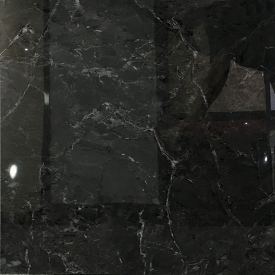 Modern Design 600x600mm Black Polished Porcelain Floor Tiles for Elegant Interiors