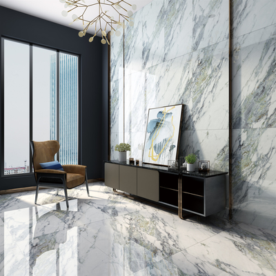 Modern Glazed Super White Marble 600x1200 Porcelain Interior Tile for Living Room