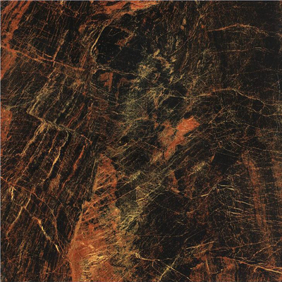 600x600mm Floor Specification Glossy Black and Red Porcelain Floor Tile for Modern Floor