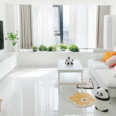 Building Material Non-Slip White Ceramic Floor Tiles 60x120 with High Gloss Finish