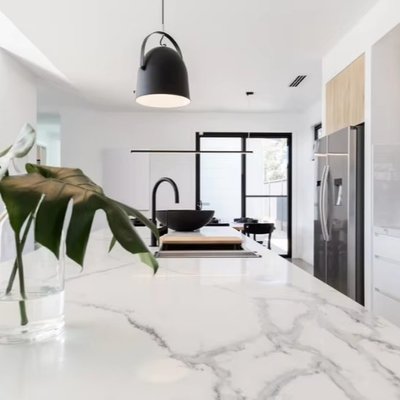 Polished Porcelain Tile Sintered Stone Benchtop Slab Australia Door Delivery Option